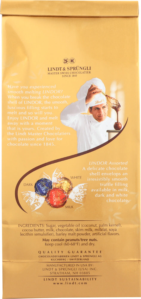 Lindt: Truffle Lindor Assorted Chocolate Bag, 8.5 Oz