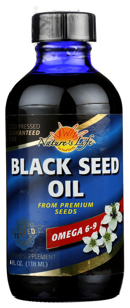 Natures Life: Black Seed Oil Cold Press, 4 Oz