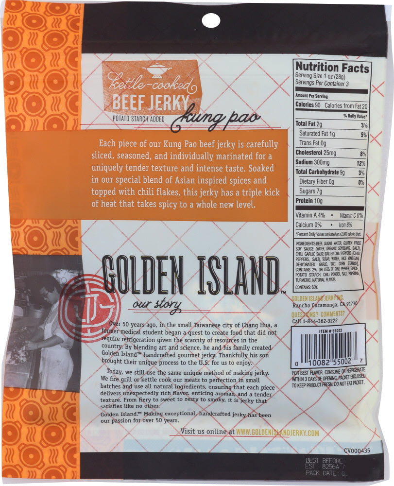 Golden Island: Jerky Beef Kung Pao, 3 Oz