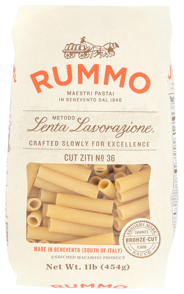 Rummo: Ziti Cut Pasta, 16 Oz