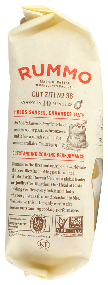 Rummo: Ziti Cut Pasta, 16 Oz