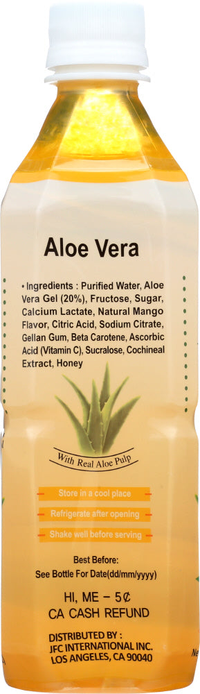 Hapi: Aloe Vera Drink Mango, 16.9 Fo