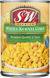 S & W: Whole Kernel Corn, 15.25 Oz