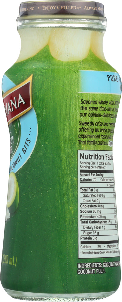 Taste Nirvana: Coconut Water With Pulp, 9.5 Oz