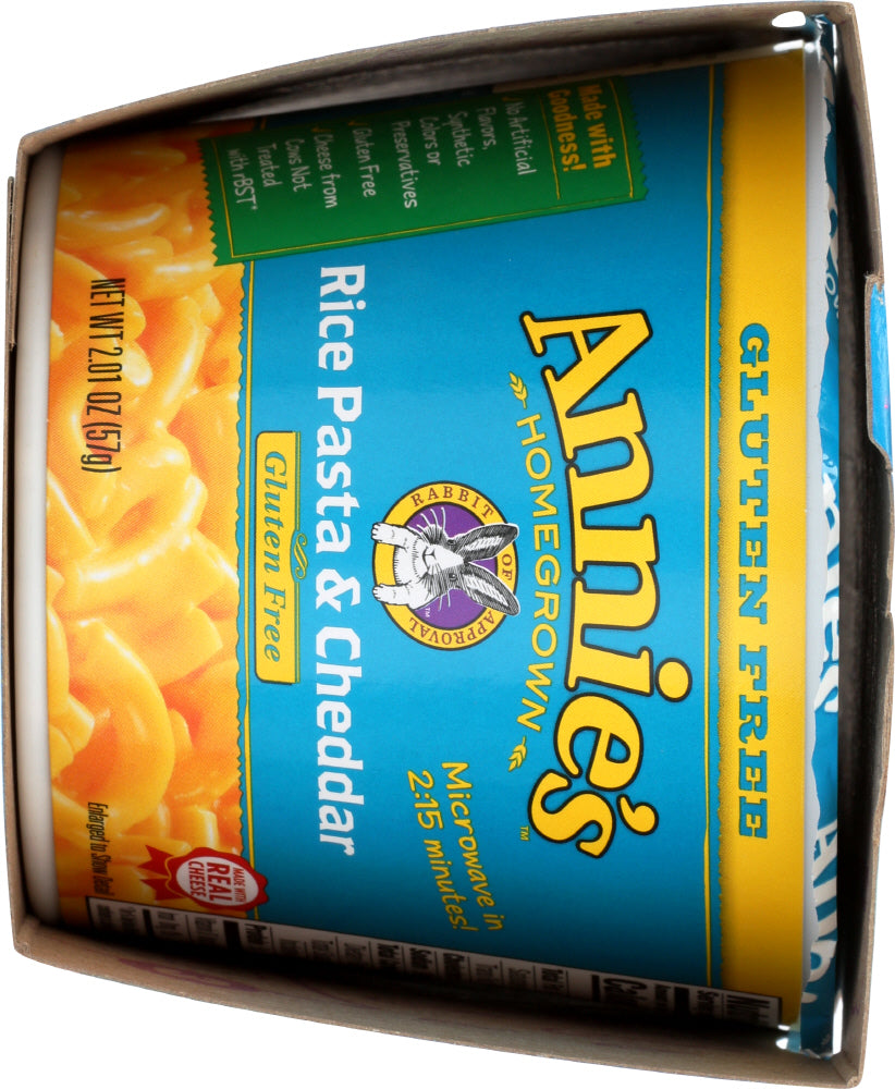 Annies Homegrown: Pasta Cup Rice & Chdr Gf 2Pk, 4.02 Oz