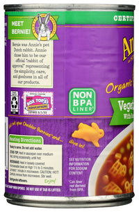 Annies Homegrown: Soup Vegetable With Farm-Shaped Pasta, 14 Oz