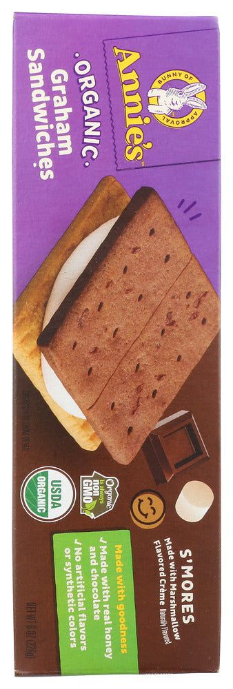 Annies Homegrown: Organic Smores Graham Sandwiches, 8 Oz