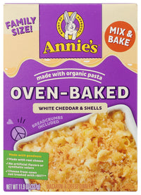 Annies Homegrown: Oven Baked White Cheddar Mac And Cheese, 11.9 Oz