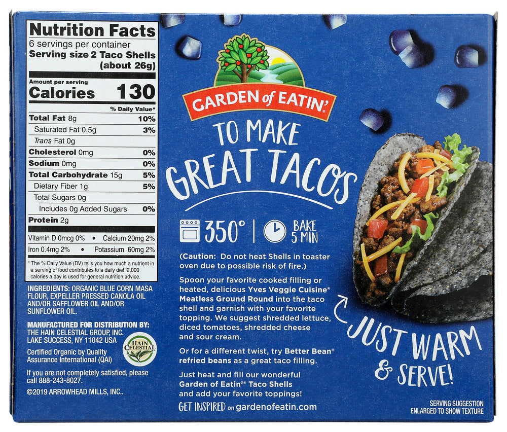 Garden Of Eatin: Blue Corn Taco Shells, 5.5 Oz