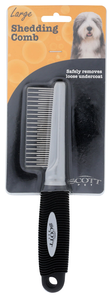 Scott Pet: Shedding Comb Large, 1 Ea