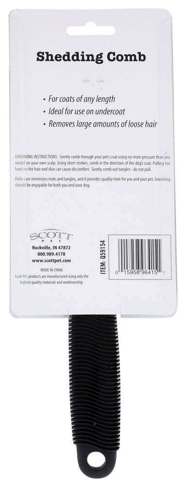 Scott Pet: Shedding Comb Large, 1 Ea