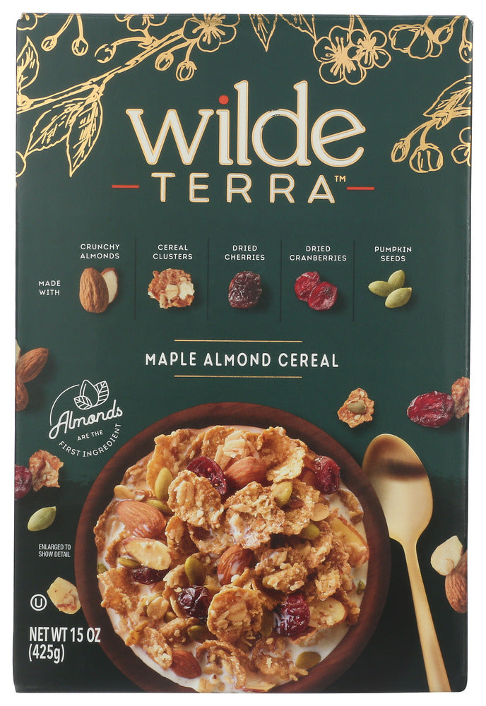 Wilde Terra: Maple Almond Cereal, 15 Oz