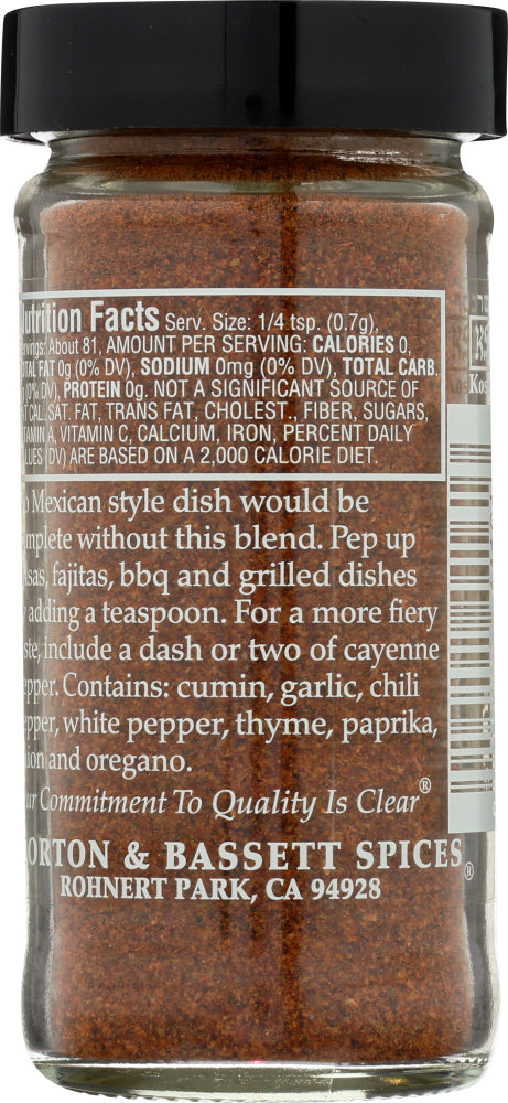 Morton & Bassett: Mexican Spice Blend, 2 Oz