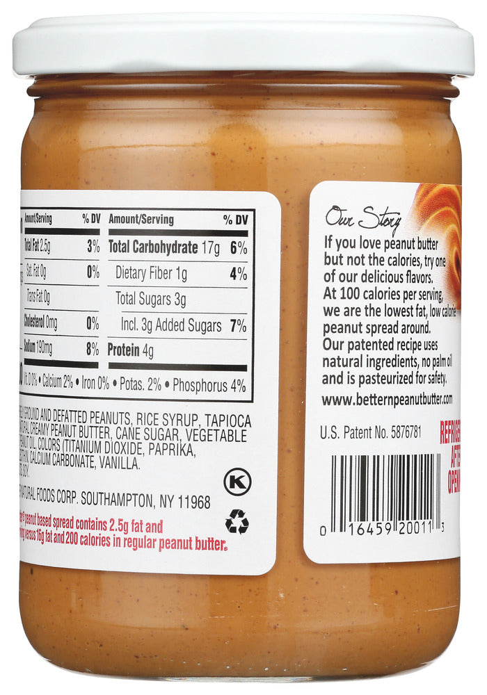 Better N Peanut Butter: Peanut Spread Original, 16 Oz