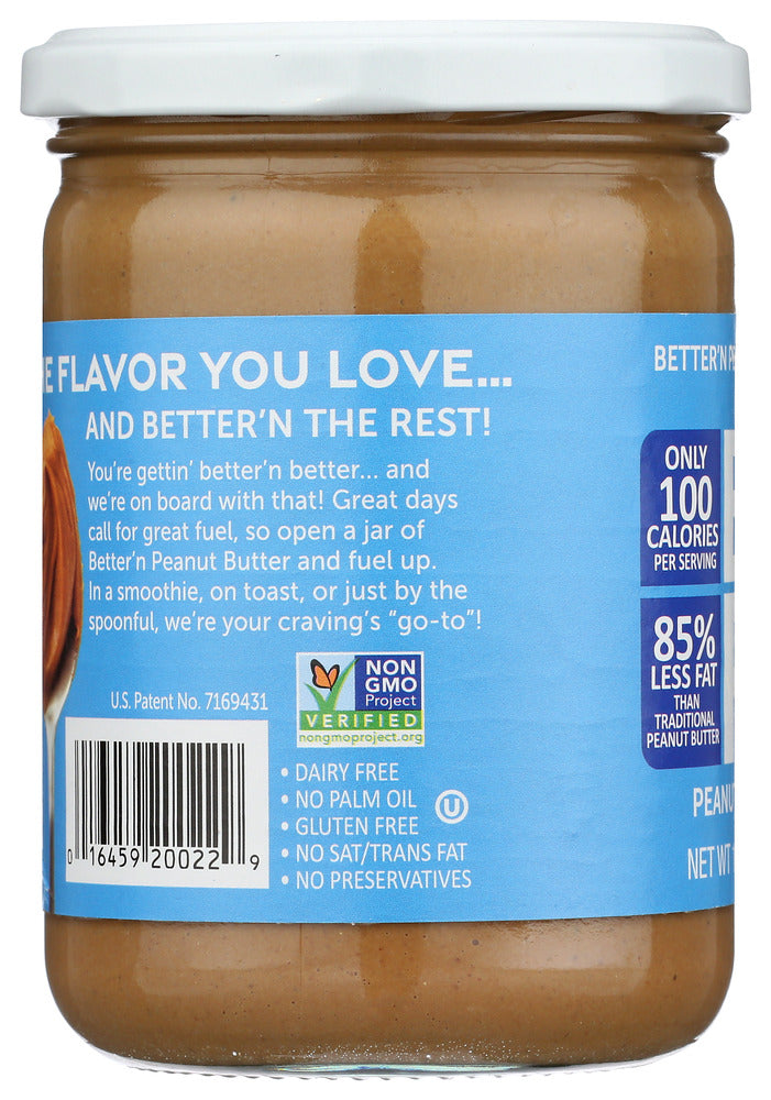 Better N Peanut Butter: Peanut Spread Low Sodium, 16 Oz