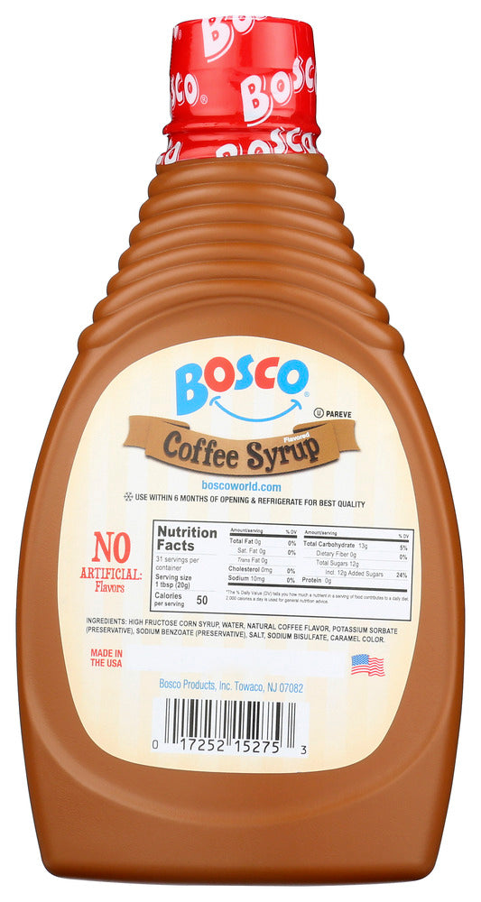 Bosco: Syrup Coffee, 22 Oz