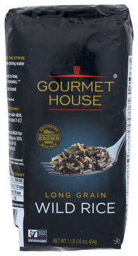 Gourmet House: Long Grain Wild Rice, 16 Oz