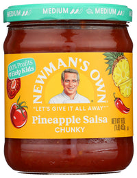 Newmans Own: Pineapple Salsa, 16 Oz