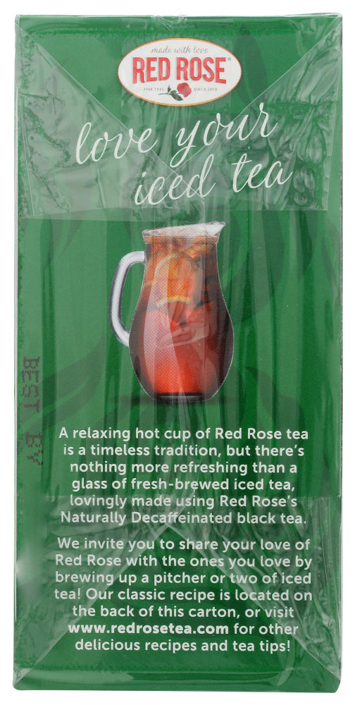 Red Rose: Decaf Black Tea 48 Teabags, 1 Bx