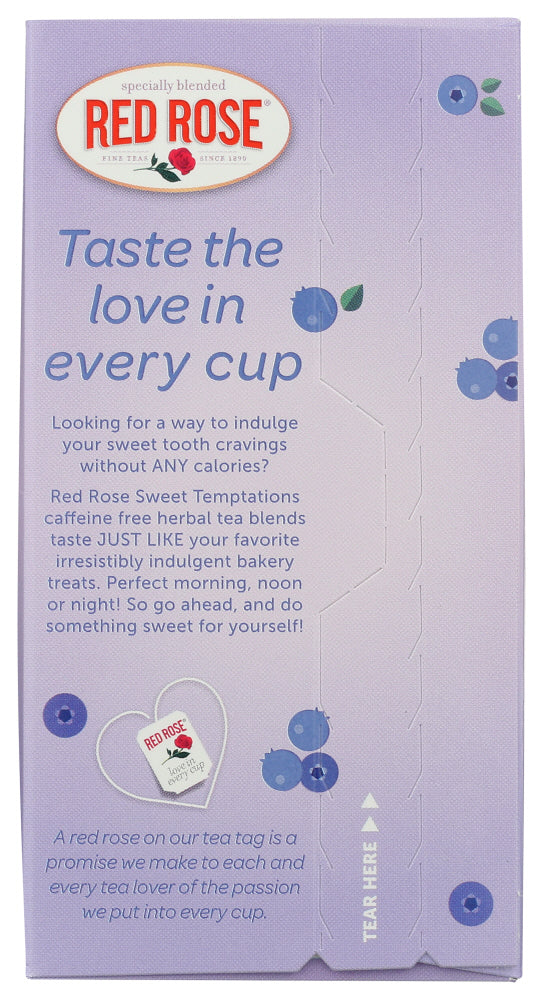 Red Rose: Blueberry Muffin Herbal Tea, 18 Bg