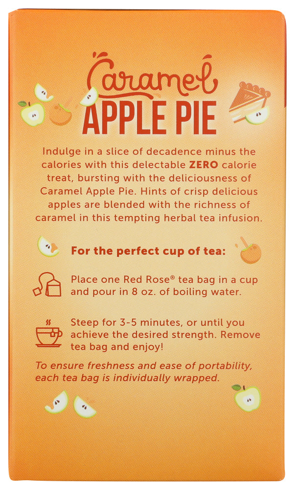 Red Rose: Caramel Apple Pie Herbal Tea, 18 Bg