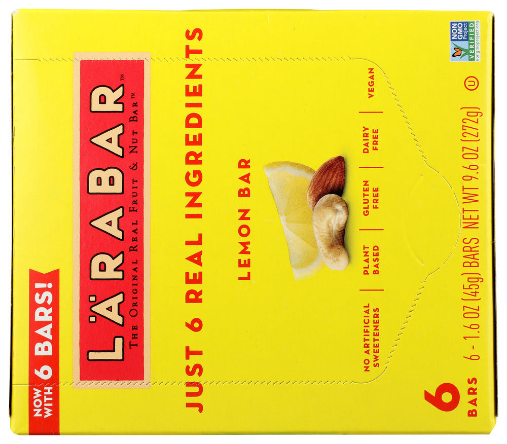 Larabar: Bar Lemon 6 Bars, 9.6 Oz