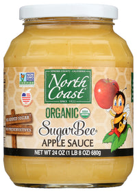 North Coast: Organic Sugarbee Applesauce, 24 Oz