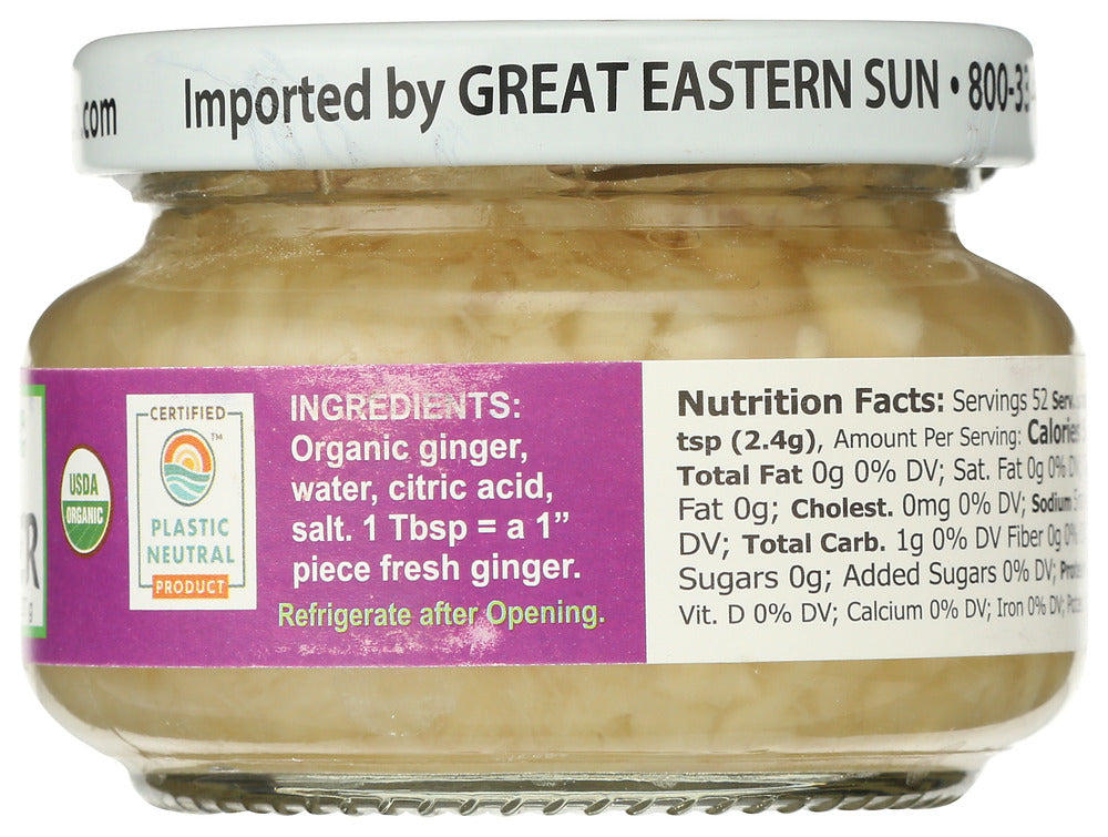 Emperors Kitchen: Ginger Chopped Organic, 4.5 Oz