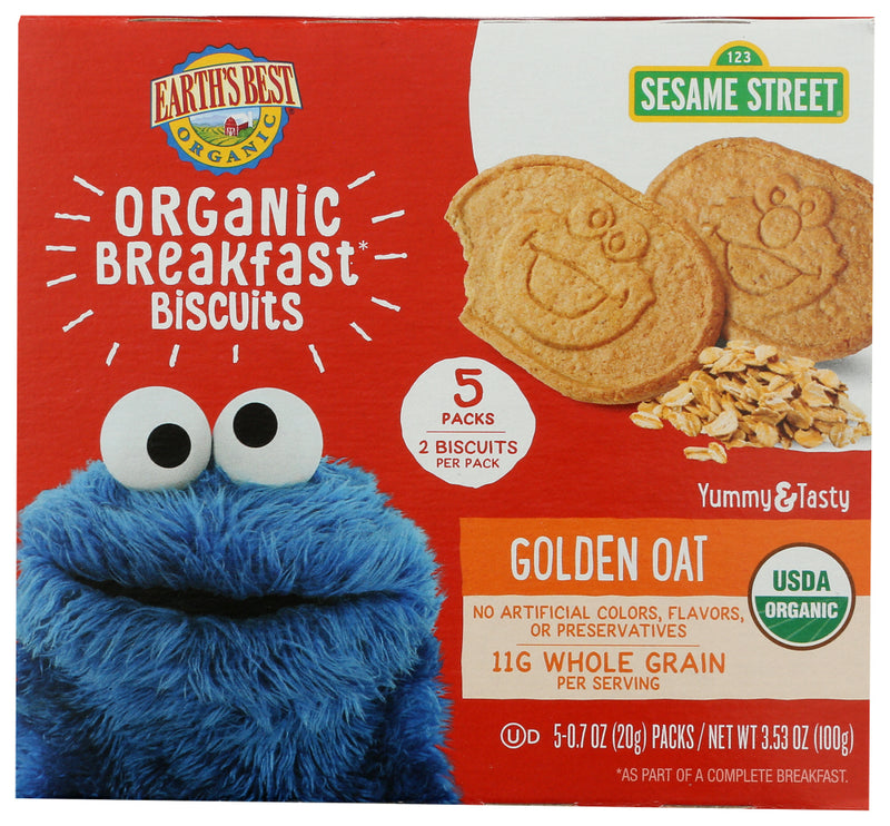 Earths Best: Biscuit Tdlr Gldn Oat, 3.53 Oz