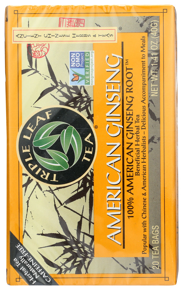 Triple Leaf: American Ginseng Herbal Tea, 20 Bg