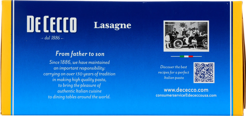 De Cecco: Lasagne Pasta, 16 Oz