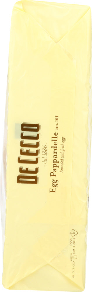 De Cecco: Pasta Egg Pappardelle, 8.8 Oz