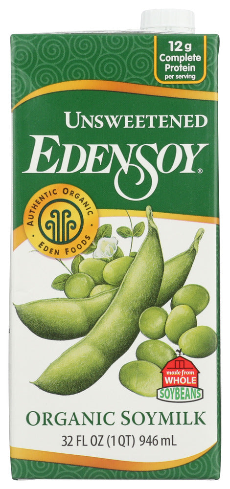 Eden Foods: Unsweetened Edensoy, 32 Fo