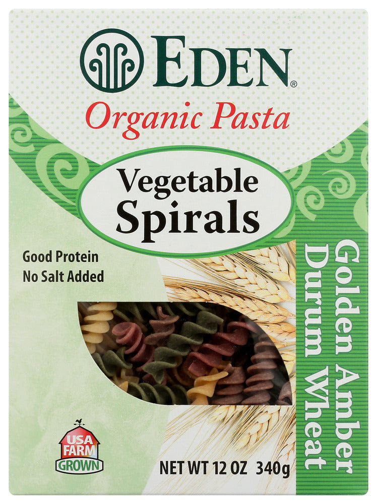 Eden Foods: Pasta Veg Spirals Org, 12 Oz