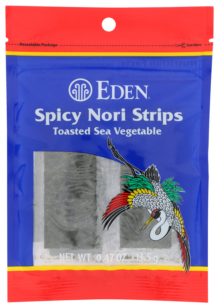 Eden Foods: Spicy Nori Strips, 0.47 Oz