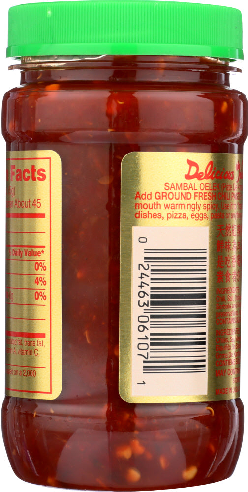 Huy Fong: Sambal Oelek Ground Fresh Chili Paste, 8 Oz