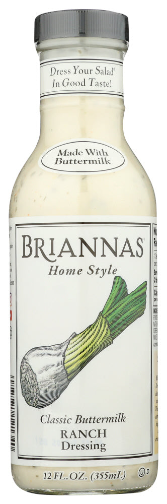 Briannas: Classic Buttermilk Ranch Dressing, 12 Oz