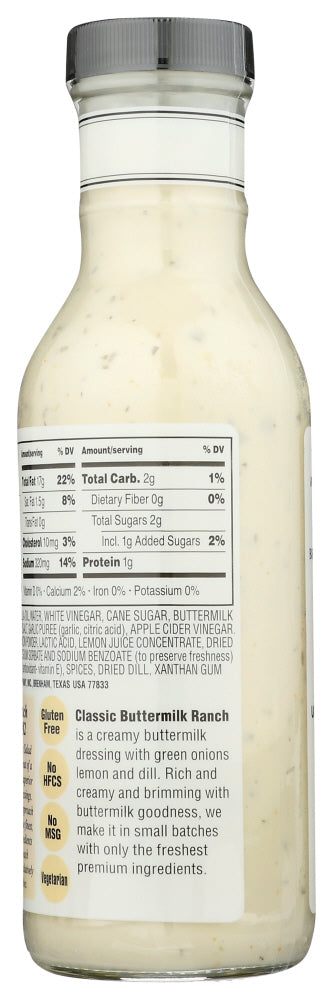 Briannas: Classic Buttermilk Ranch Dressing, 12 Oz