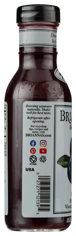 Briannas: Blueberry Balsamic Vinaigrette, 12 Oz