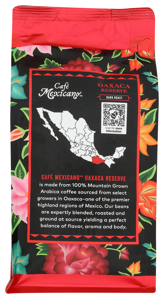 Cafe Mexicano: Coffee Grnd Oaxaca Rv, 12 Oz