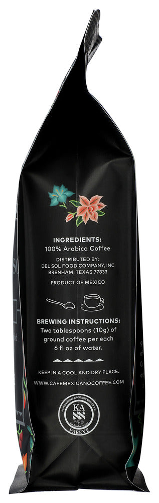 Cafe Mexicano: Coffee Grnd Espresso, 12 Oz