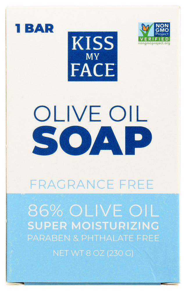 Kiss My Face: Soap Bar Olive Oil, 8 Oz