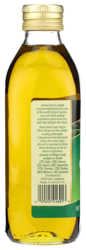 Bella: Extra Virgin Olive Oil, 17 Oz