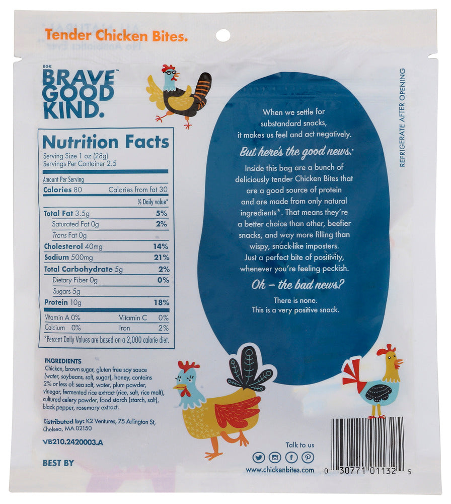 Brave Good Kind: Chicken Bites Original, 2.5 Oz