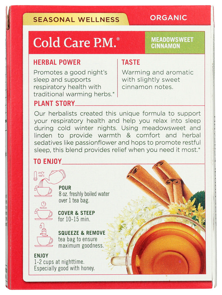 Traditional Medicinals: Tea Cold Care Pm, 16 Bg