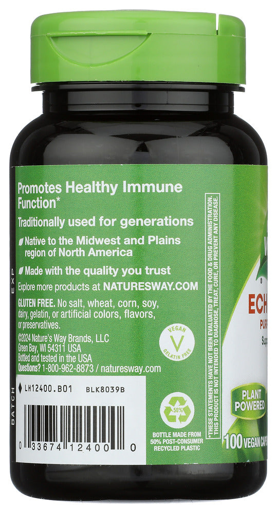 Natures Way: Echinacea Purpurea Herb, 100 Cp