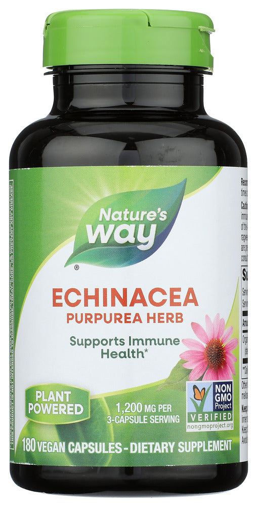 Natures Way: Echinacea Purpurea Herb, 180 Cp