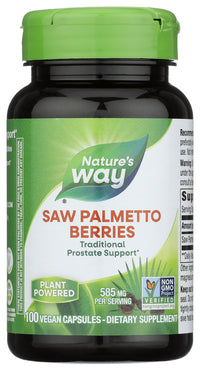 Natures Way: Saw Palmetto Berries 100Vegcp, 100 Cp