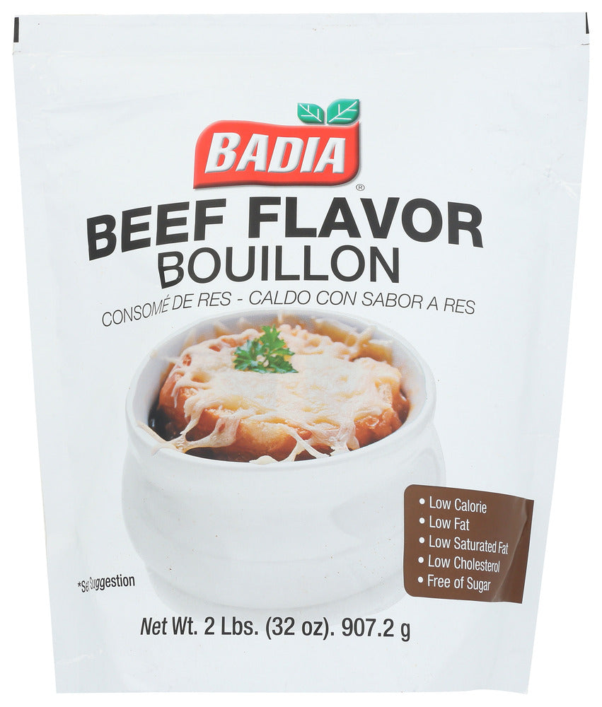 Badia: Bouillon Beef Spout Bag, 2 Lb