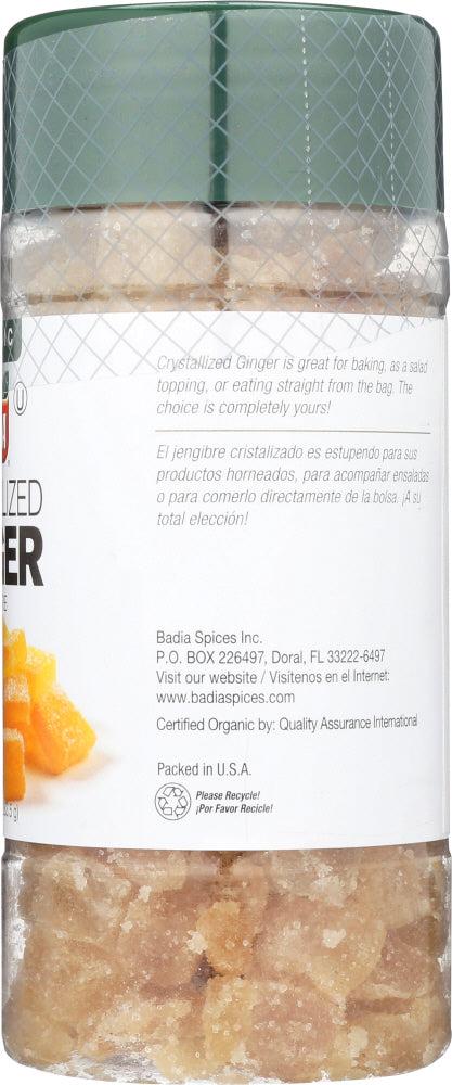 Badia: Organic Crystallized Ginger, 10 Oz